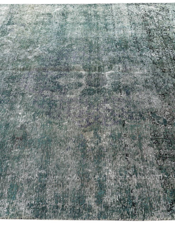 Detail image of 6' 10 x 9' 6  Hand Knotted Ultra Vintage Persian Wool Rug