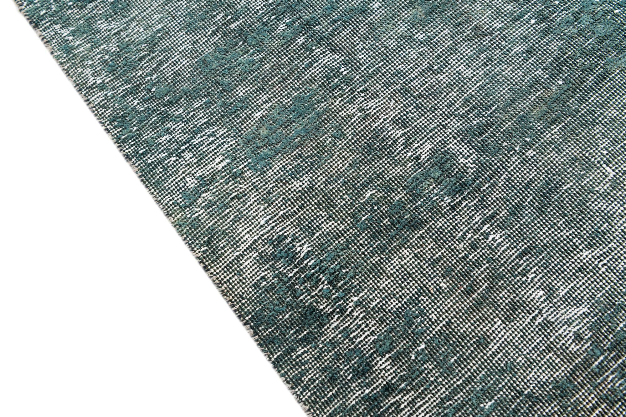 6' 10 x 9' 6 Hand Knotted Ultra Vintage Persian Wool Rug