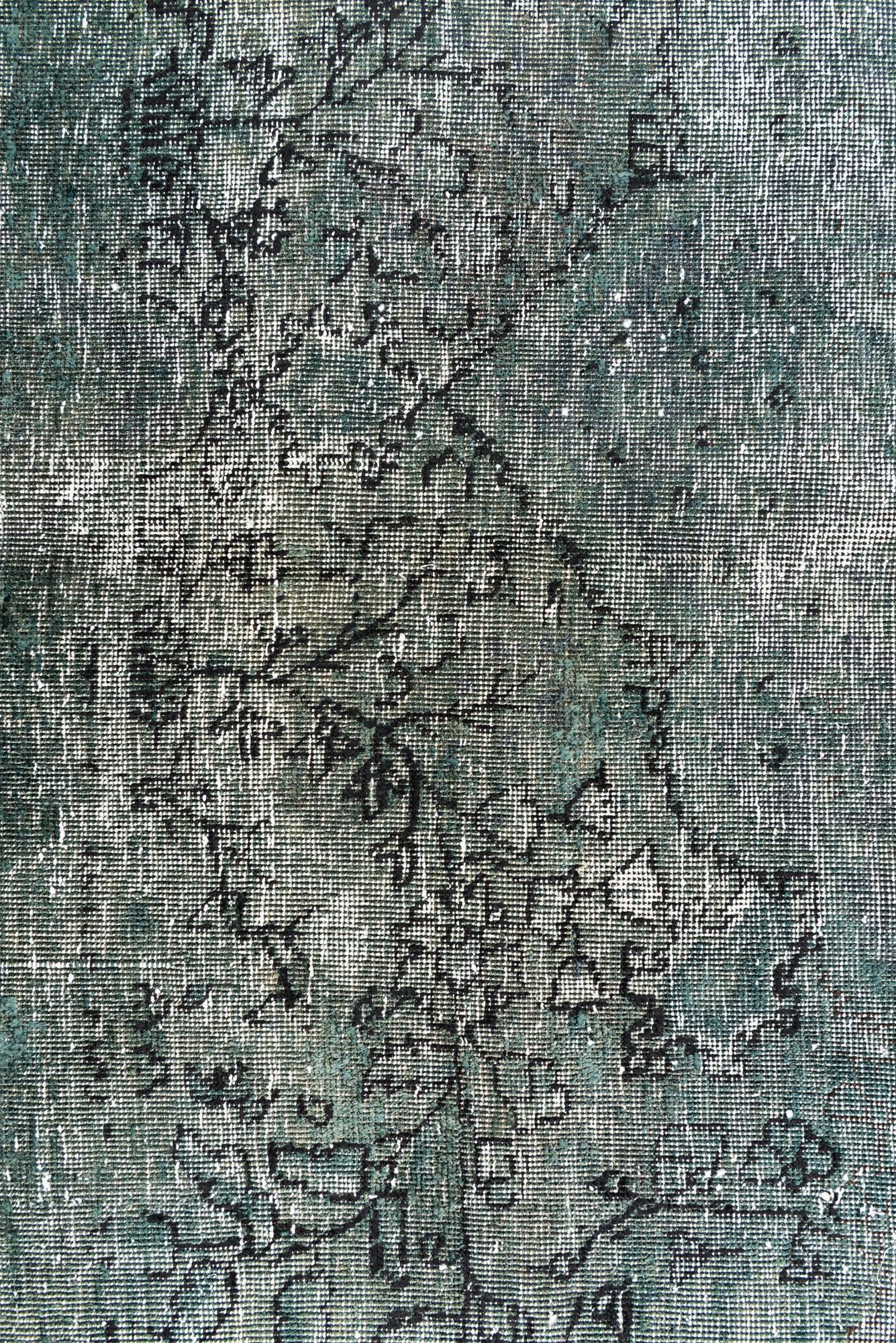 6' 10 x 9' 6 Hand Knotted Ultra Vintage Persian Wool Rug