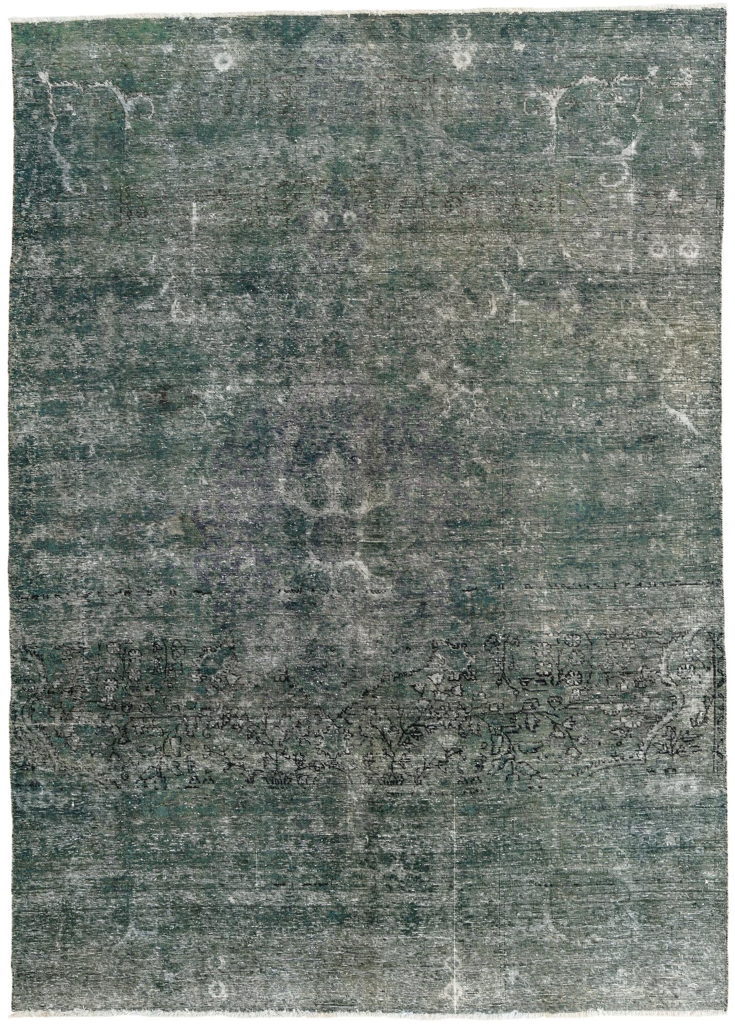 6' 10 x 9' 6 Hand Knotted Ultra Vintage Persian Wool Rug