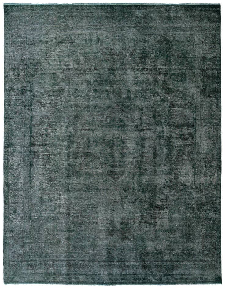 Detail image of 9' 7 x 12' 10 Hand Knotted Ultra Vintage Persian Wool Rug