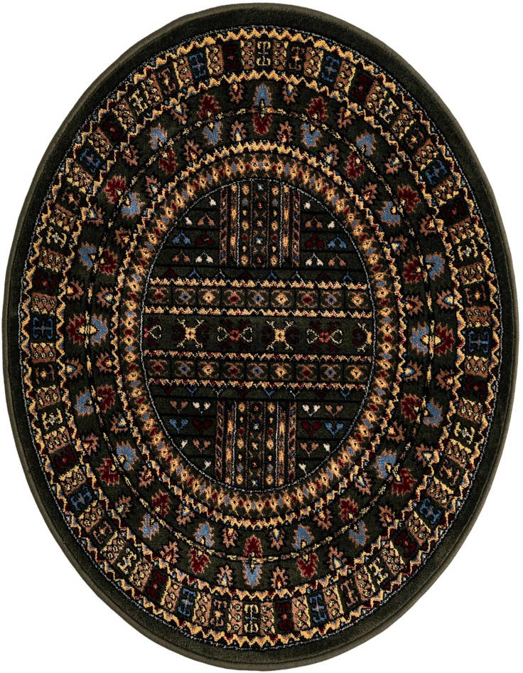 Detail image of 3' x 3' Bokhara Round Rug