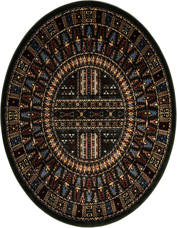 Detail image of 5' 3 x 5' 3 Bokhara Round Rug