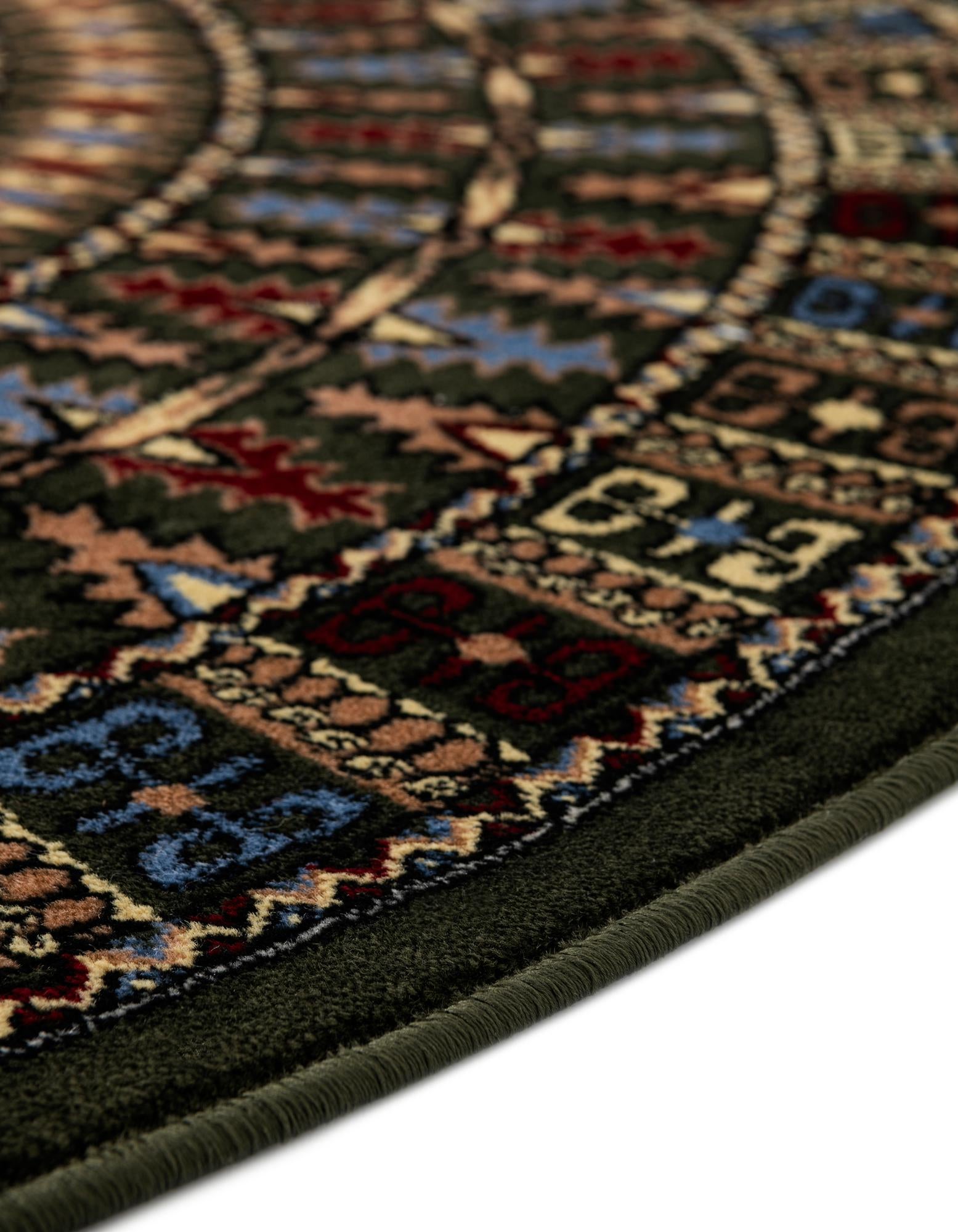 5' 3 x 5' 3 Bokhara Round Rug