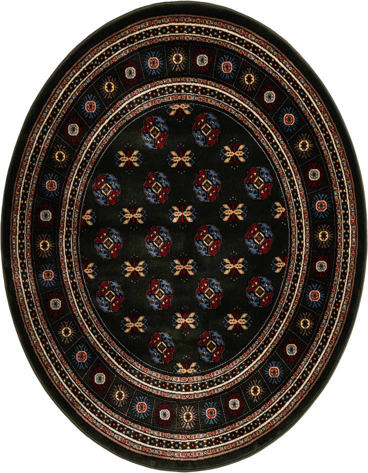 Detail image of 5' 3 x 5' 3 Bokhara Round Rug