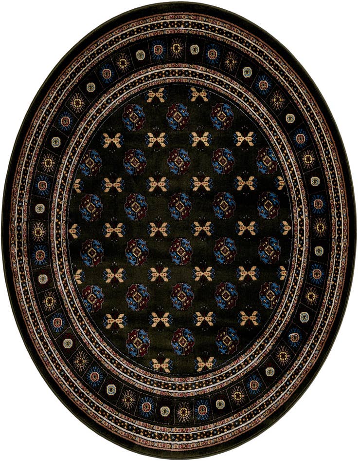 Detail image of 6' x 6' Bokhara Round Rug