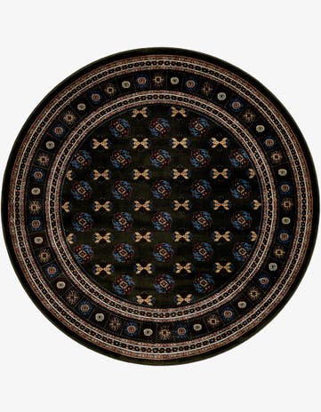 6' x 6' Bokhara Round Rug
