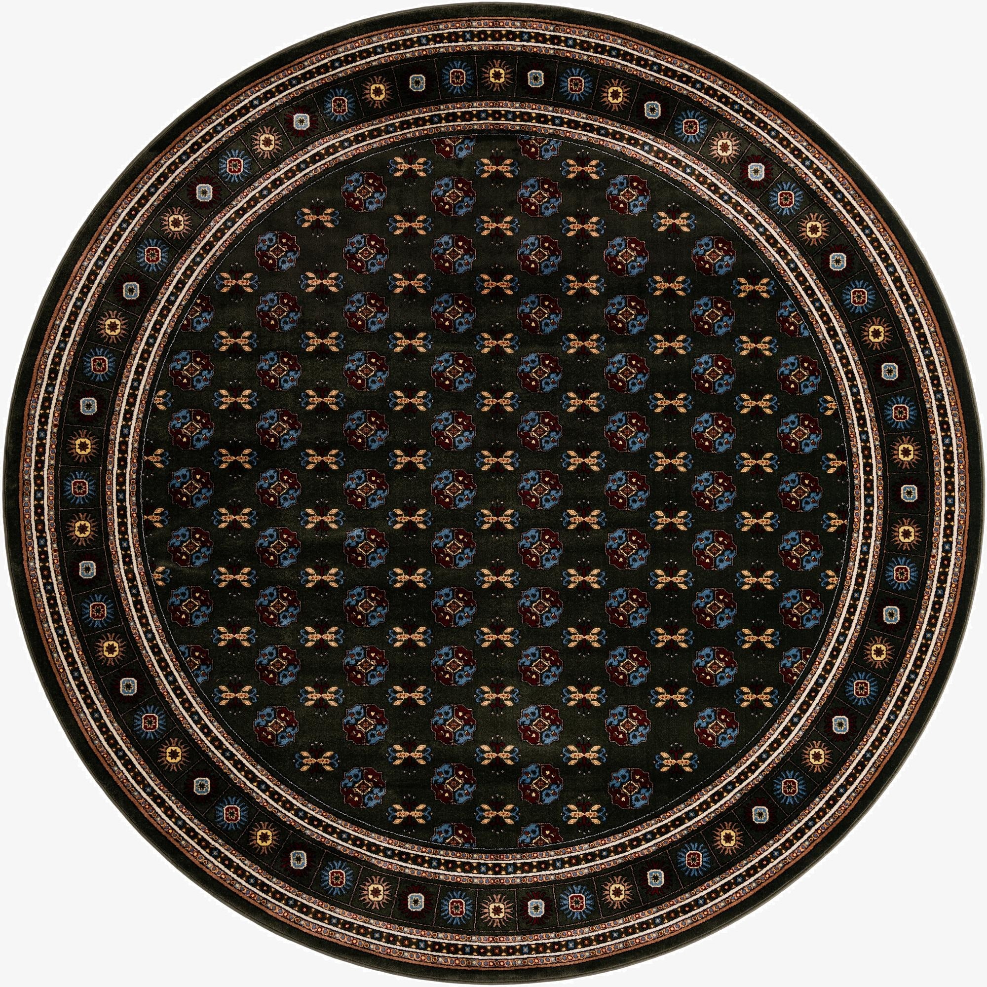 10' x 10' Bokhara Round Rug