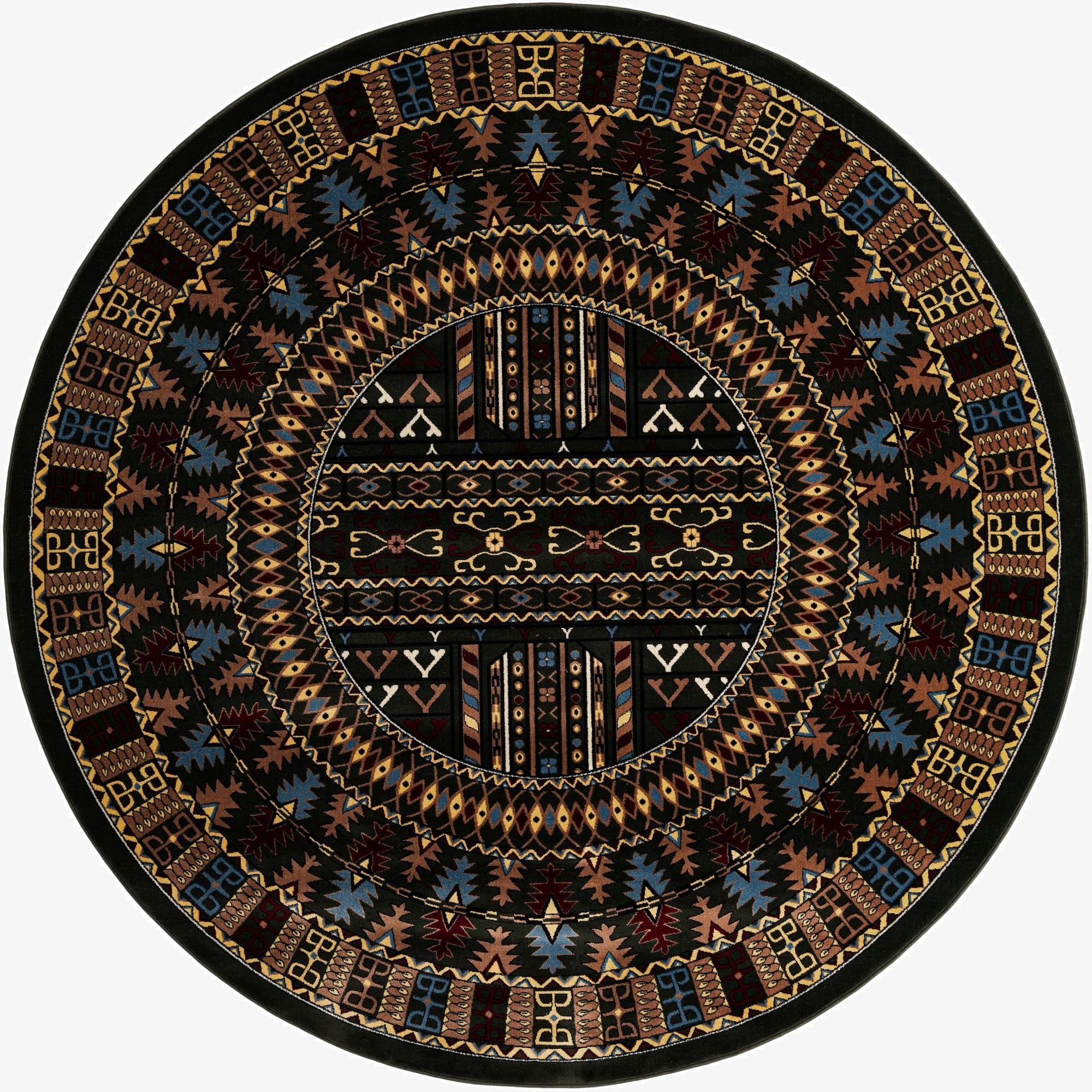 10' x 10' Bokhara Round Rug