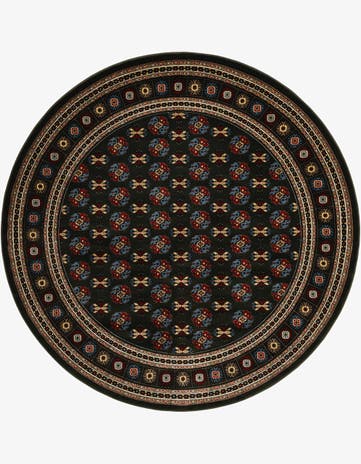 7' 10 x 7' 10 Bokhara Round Rug