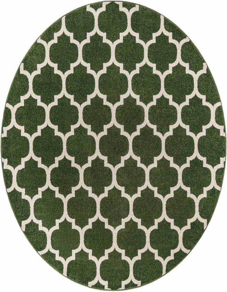 Detail image of 7' 10 x 7' 10 Trellis Round Rug