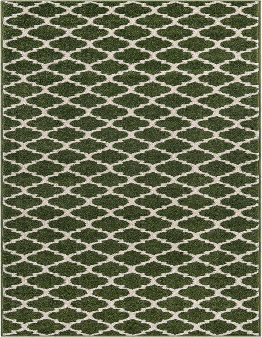 Detail image of 2' 7 x 10' Trellis Runner Rug