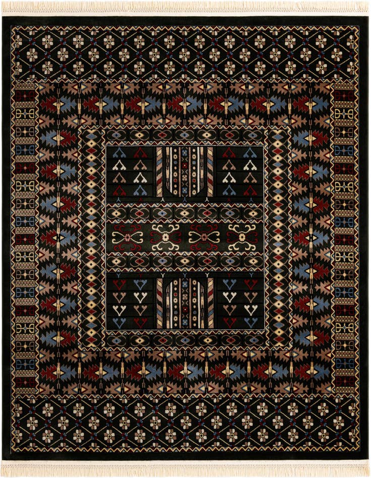 Detail image of 7' 10 x 7' 10 Bokhara Square Rug