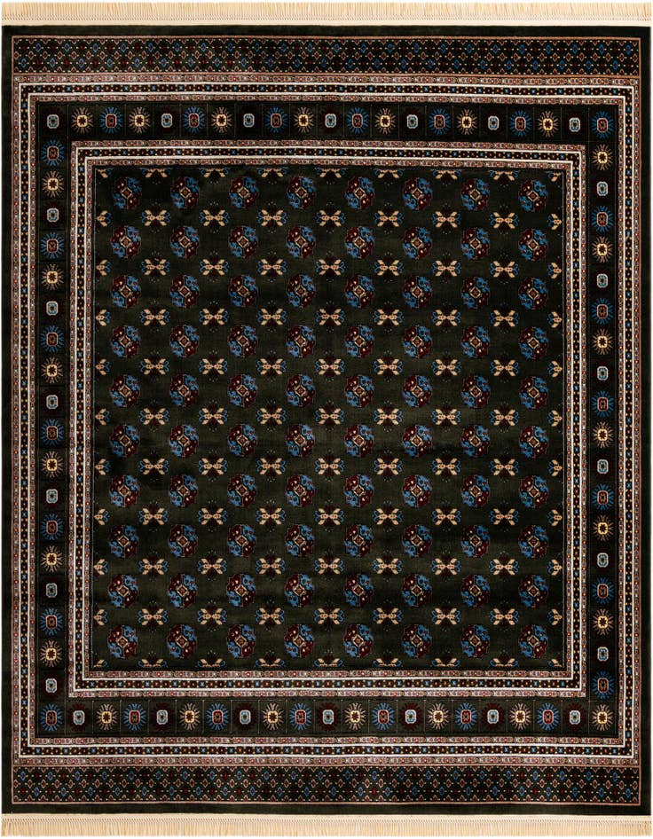 Detail image of 10' x 10' Bokhara Square Rug