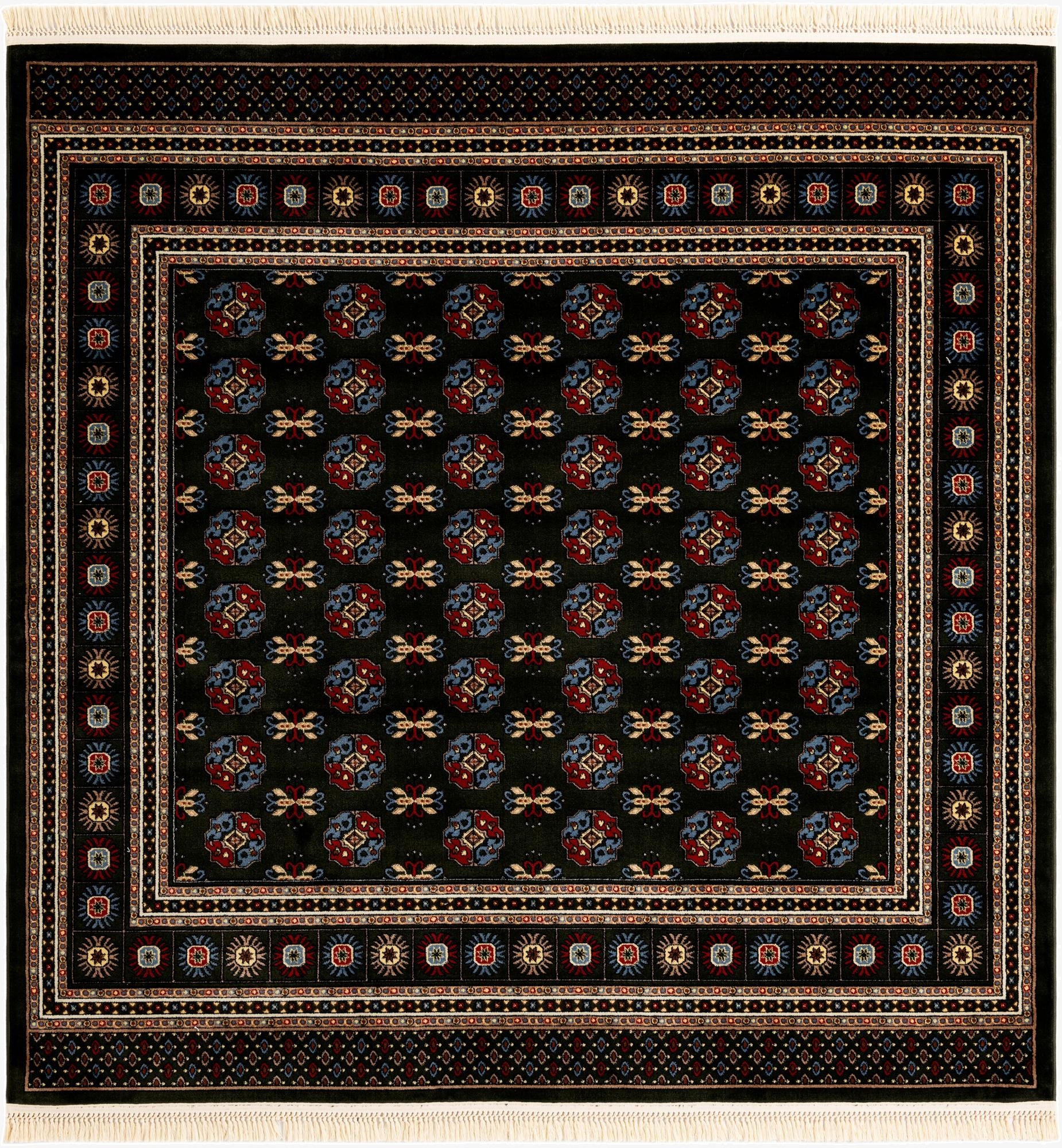 7' 10 x 7' 10 Bokhara Square Rug