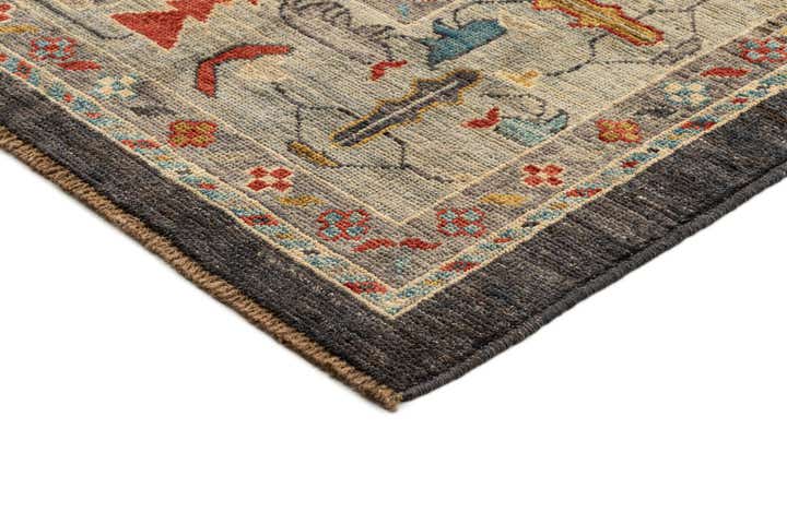 9' 1 x 11' 10 Hand Knotted Oushak Rug
