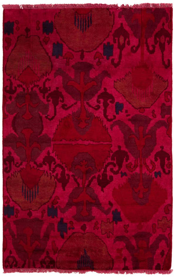 Detail image of 4' 3 x 6' 7 Hand Knotted Darya Wool Rug