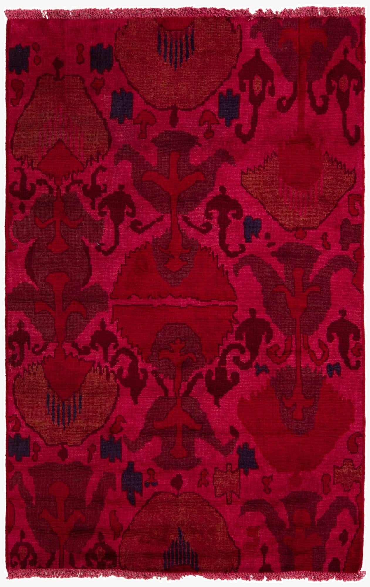 4' 3 x 6' 7  Hand Knotted Darya Wool Rug