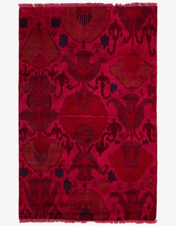 4' 3 x 6' 7 Hand Knotted Darya Wool Rug