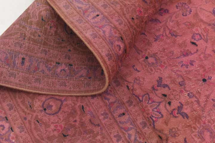 9' 5 x 12' 4 Hand Knotted Ultra Vintage Persian Wool Rug