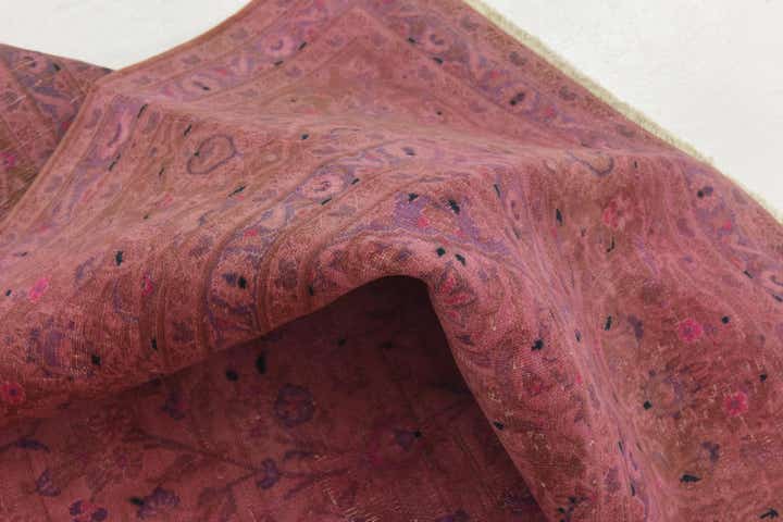 9' 5 x 12' 4 Hand Knotted Ultra Vintage Persian Wool Rug