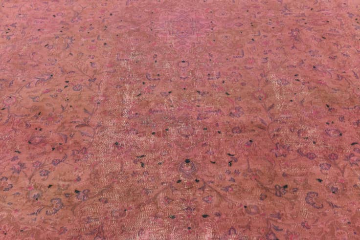 Detail image of 9' 5 x 12' 4 Hand Knotted Ultra Vintage Persian Wool Rug