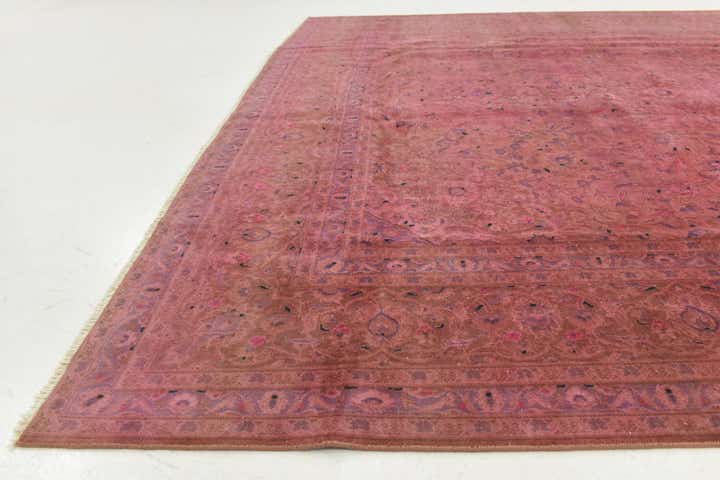 9' 5 x 12' 4 Hand Knotted Ultra Vintage Persian Wool Rug