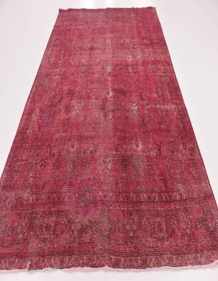 Detail image of 7' 9 x 11' Hand Knotted Ultra Vintage Persian Wool Rug