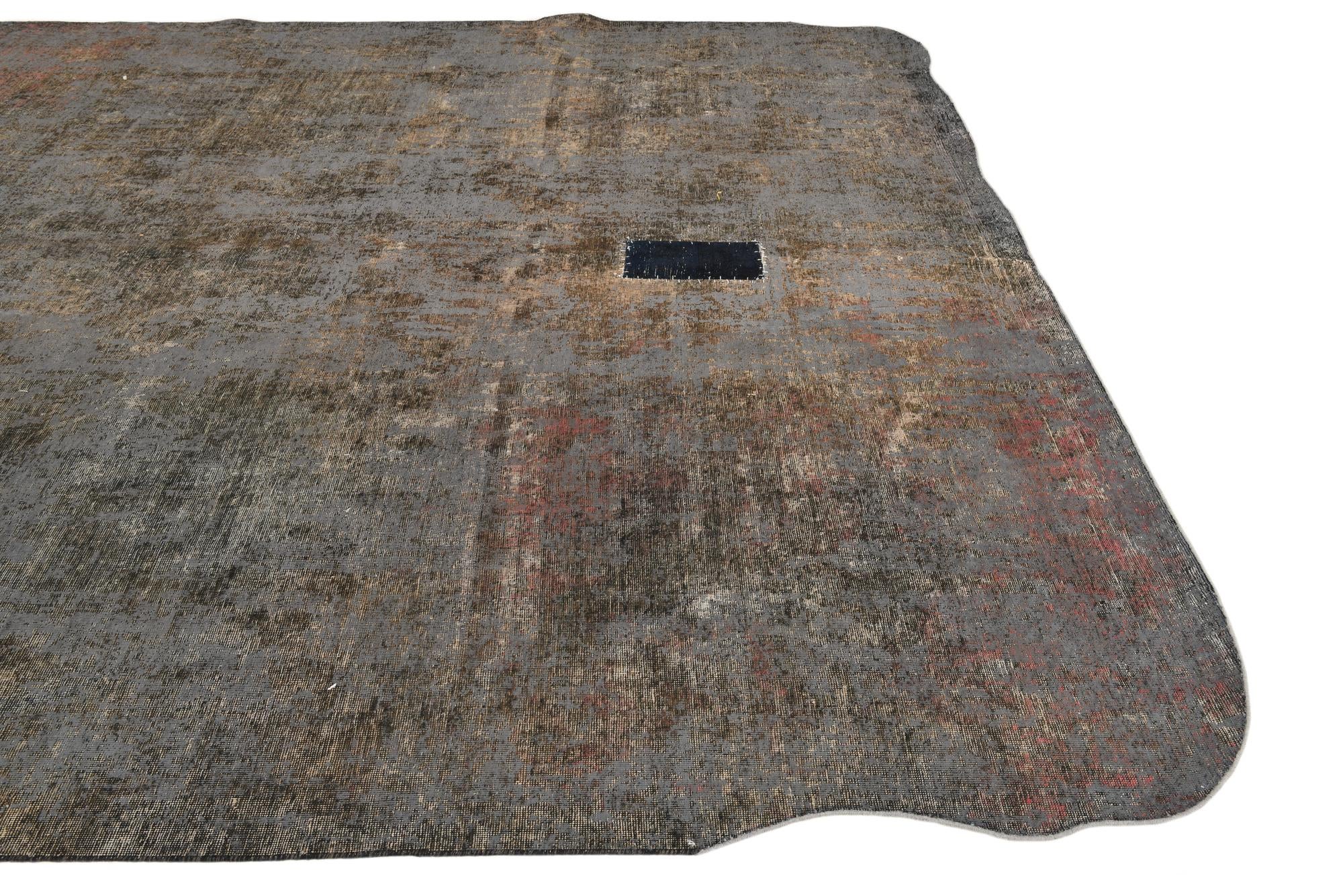 9' 5 x 12' Hand Knotted Ultra Vintage Persian Wool Rug