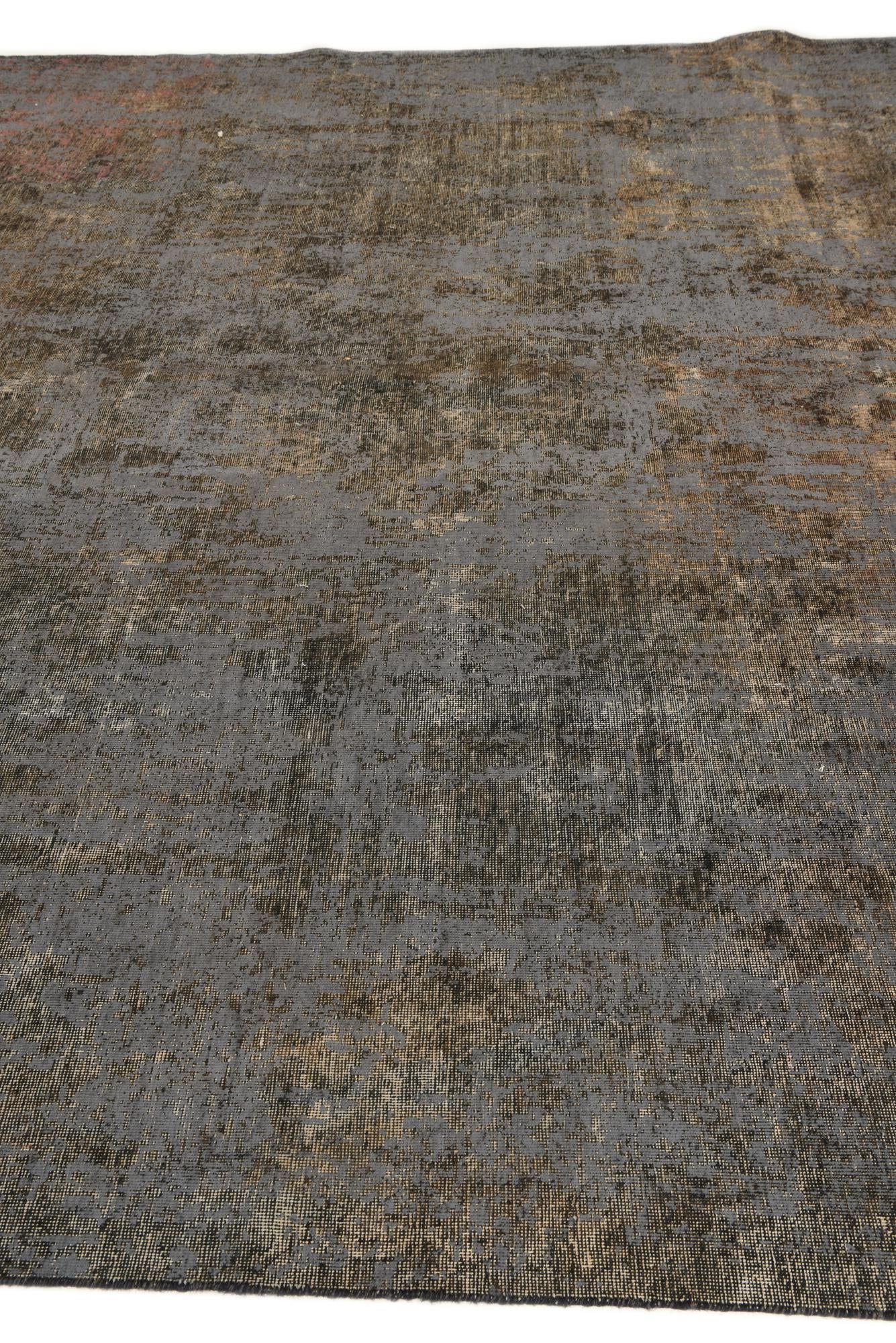 9' 5 x 12' Hand Knotted Ultra Vintage Persian Wool Rug