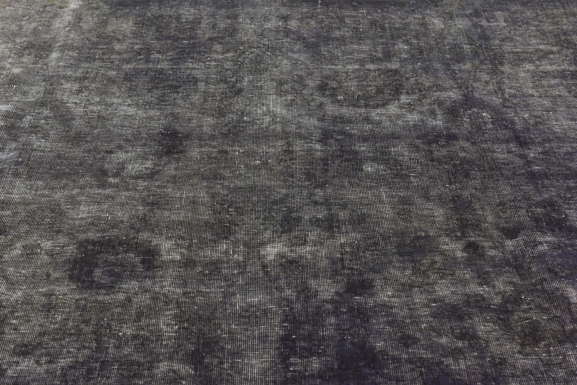 9' 6 x 9' 9 Hand Knotted Ultra Vintage Persian Wool Square Rug