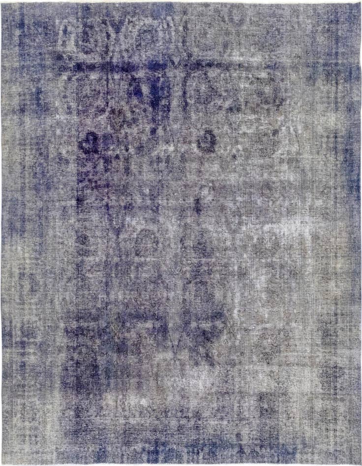 Detail image of 9' 6 x 9' 9 Hand Knotted Ultra Vintage Persian Wool Square Rug