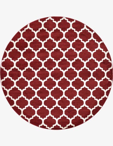 10' x 10' Lattice Round Rug