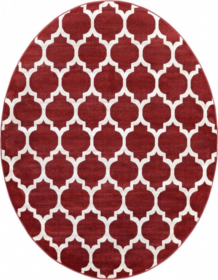 Detail image of 7' 10 x 7' 10 Trellis Round Rug