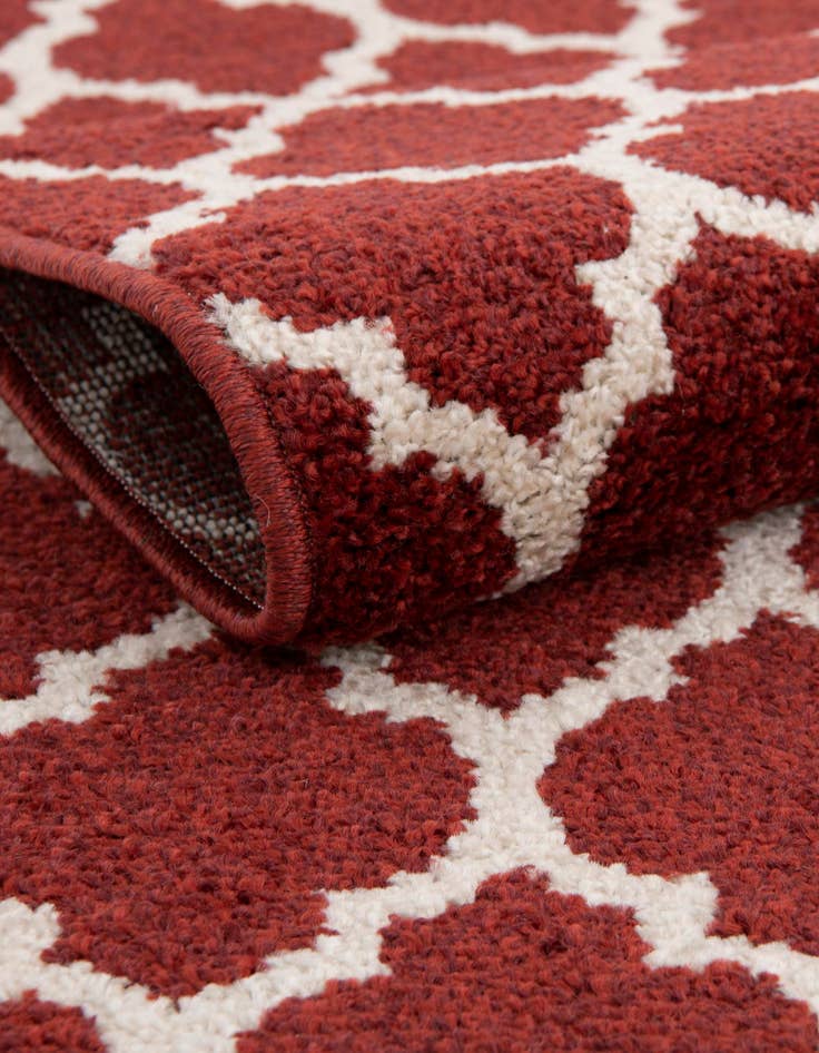 Detail image of 10' x 10' Lattice Square Rug