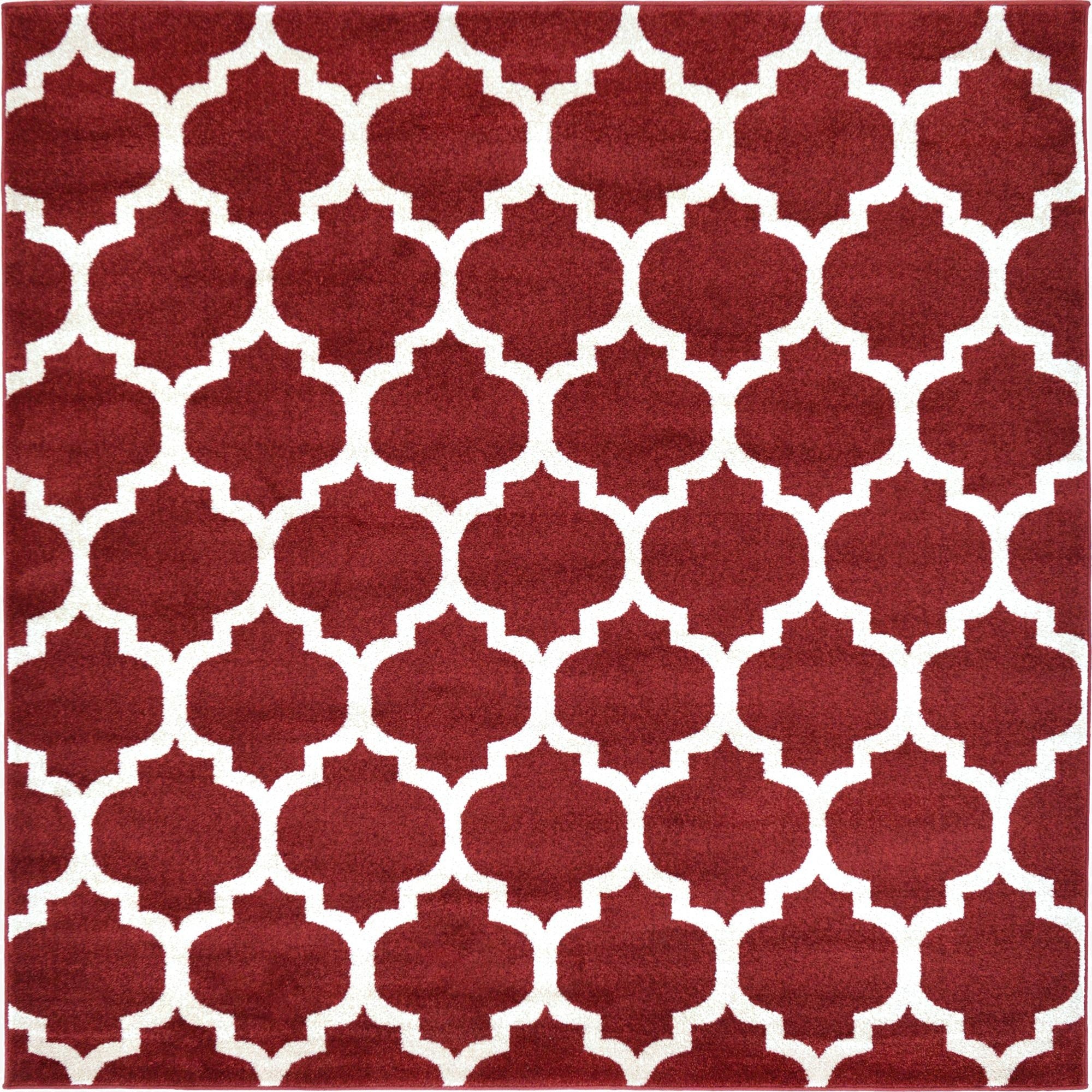 6' x 6' Lattice Square Rug