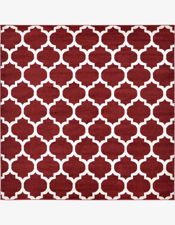 7' 10 x 7' 10 Trellis Square Rug