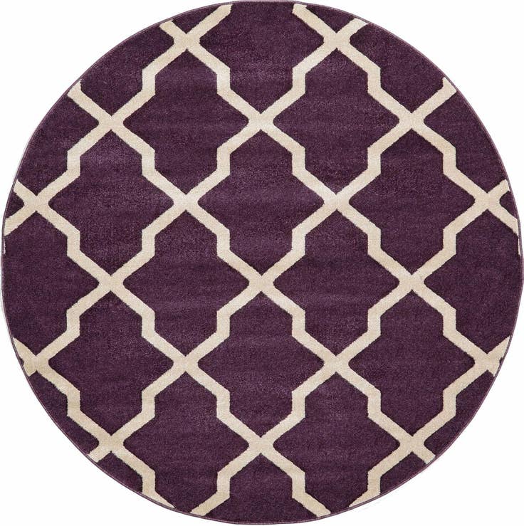 Detail image of 6' x 6' Lattice Round Rug