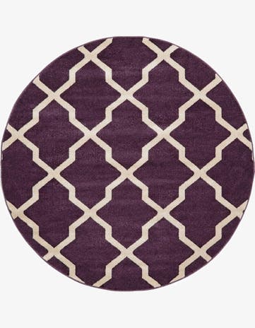 6' x 6' Trellis Round Rug