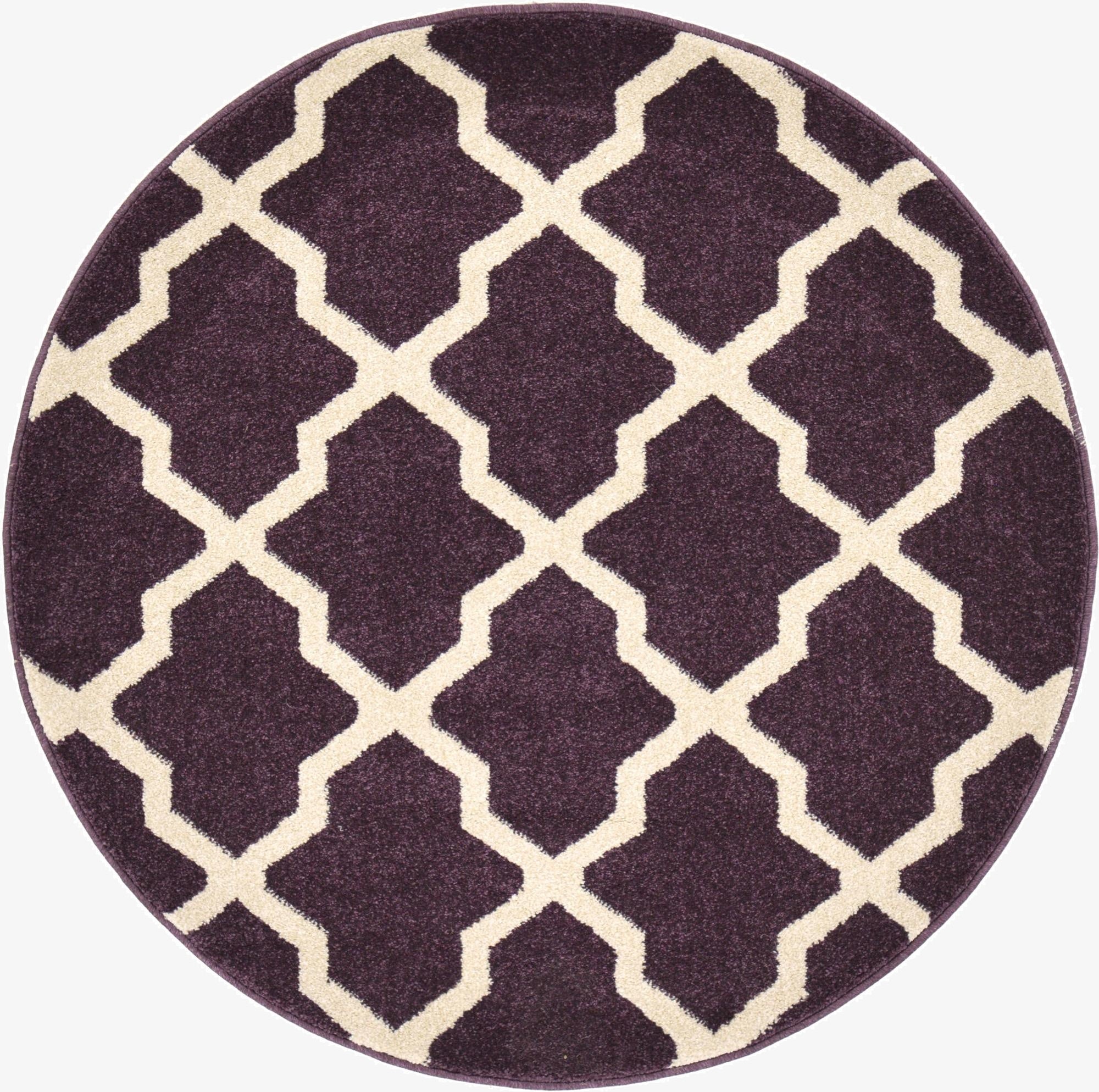 3' 3 x 3' 3 Trellis Round Rug