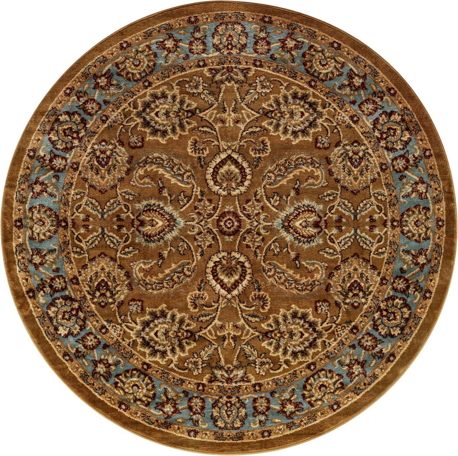 6' x 6' Classic Agra Round Rug
