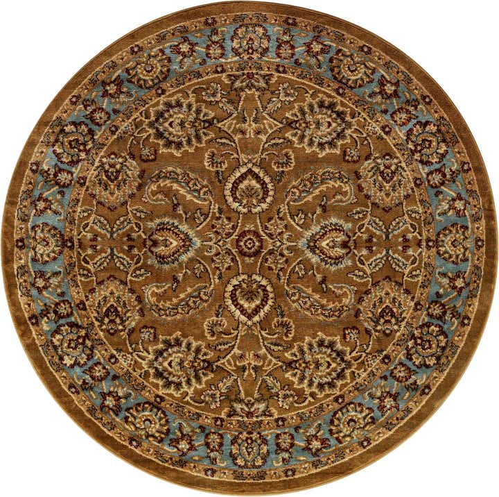 6' x 6' Classic Agra Round Rug