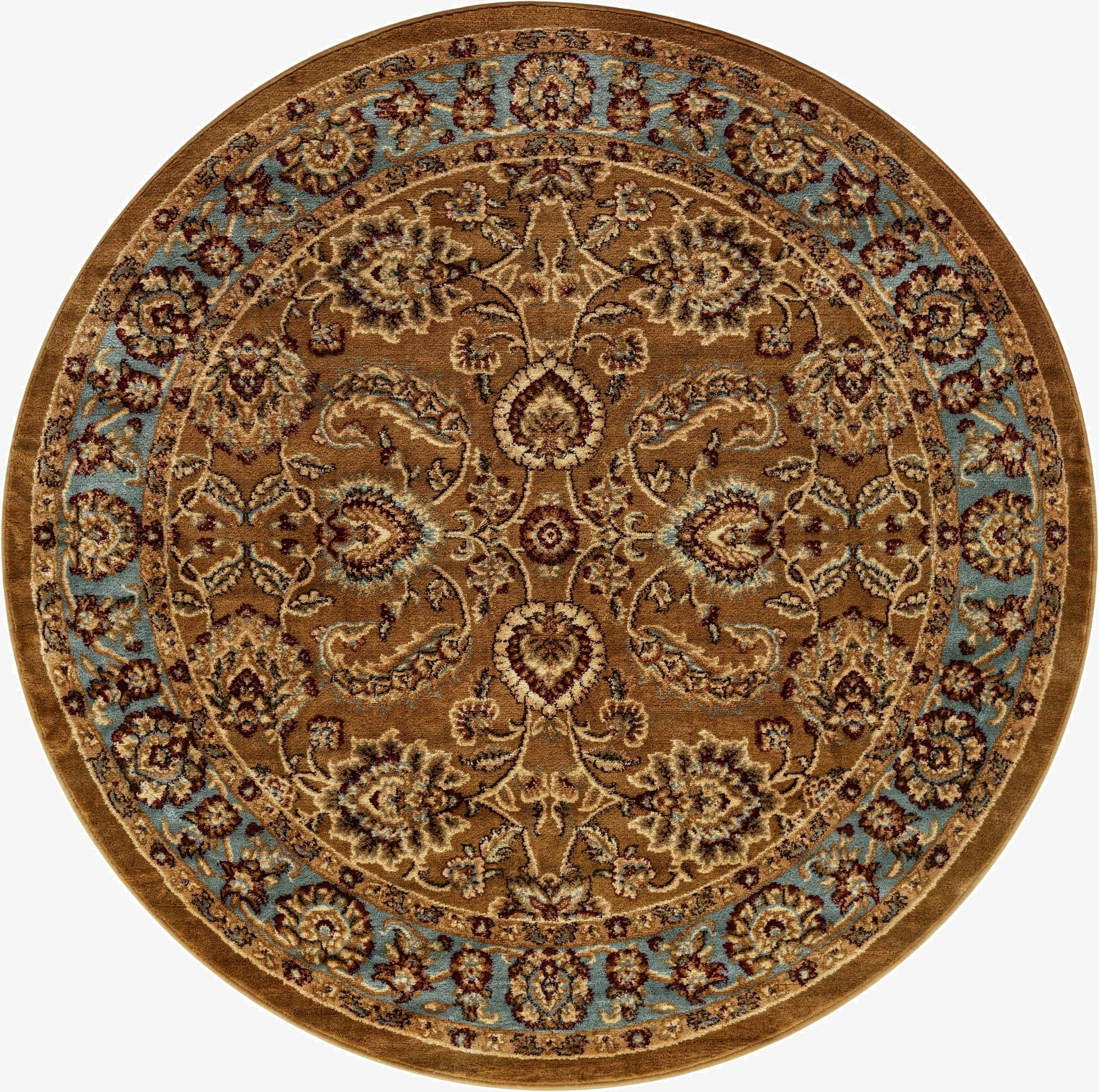 6' x 6' Classic Agra Round Rug