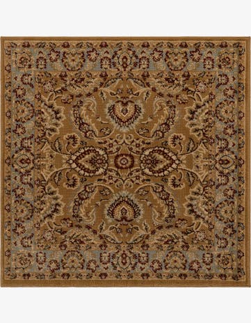 Dark Yellow Aditi Square Rug