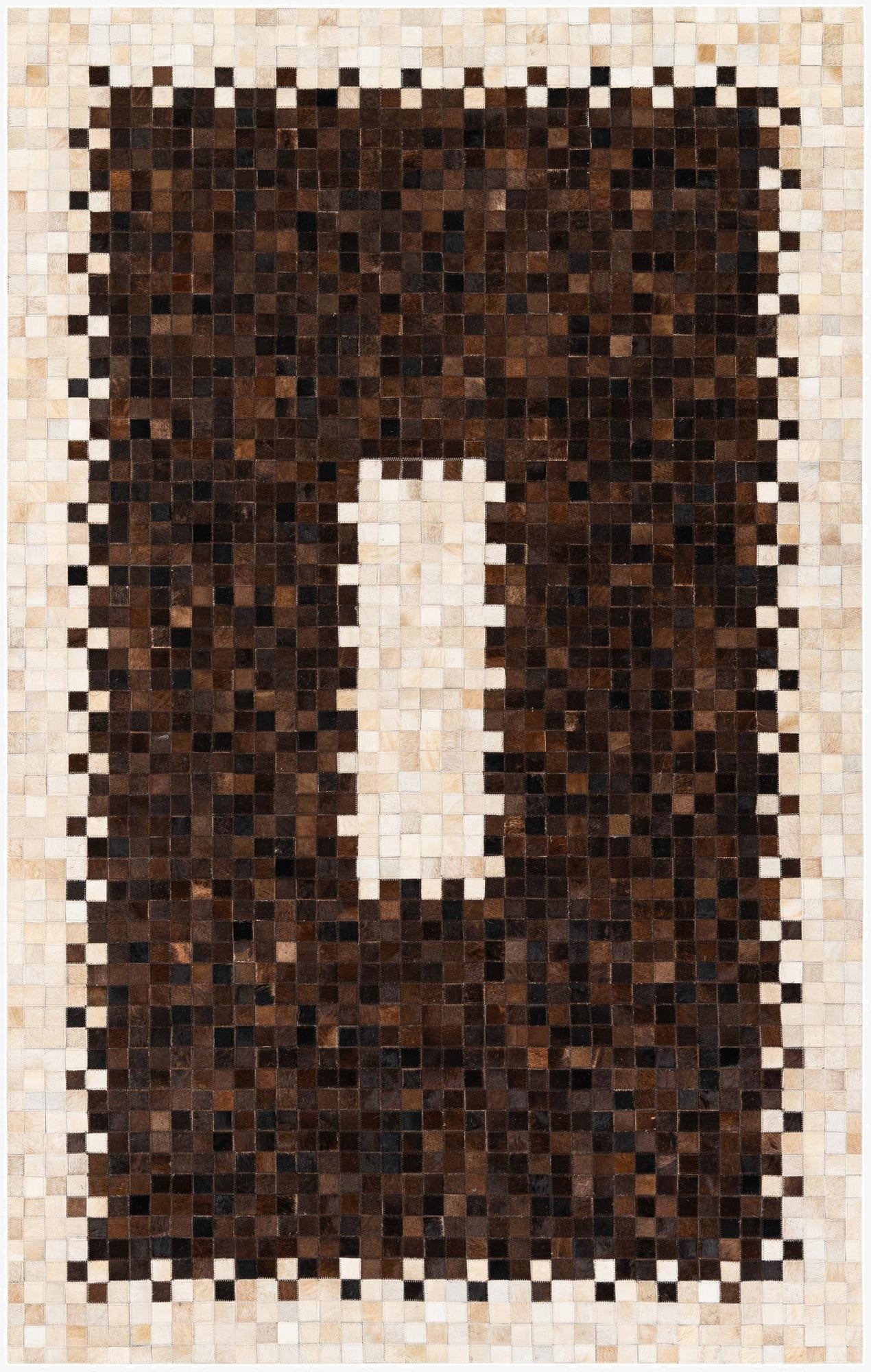 5' x 8' 1 Cowhide Stocks Rug
