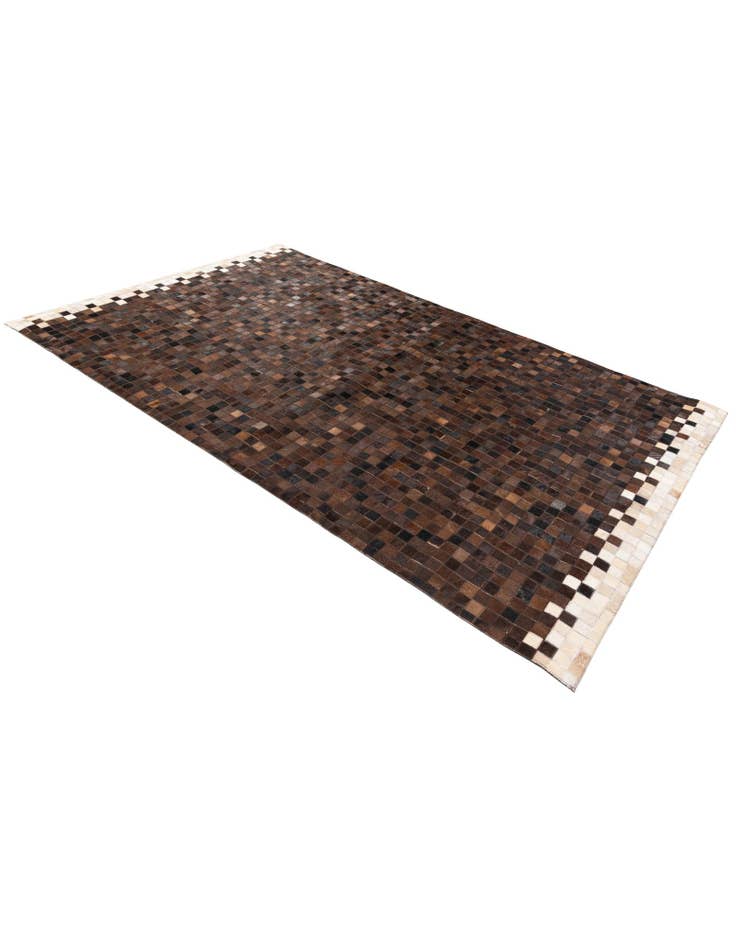 Detail image of 5' 1 x 8' Cowhide Stocks Rug