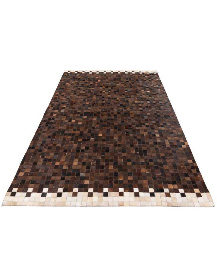 5' 1 x 8' Cowhide Stocks Rug