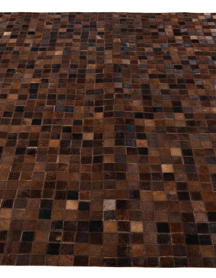 Detail image of 5' 1 x 8' Cowhide Stocks Rug