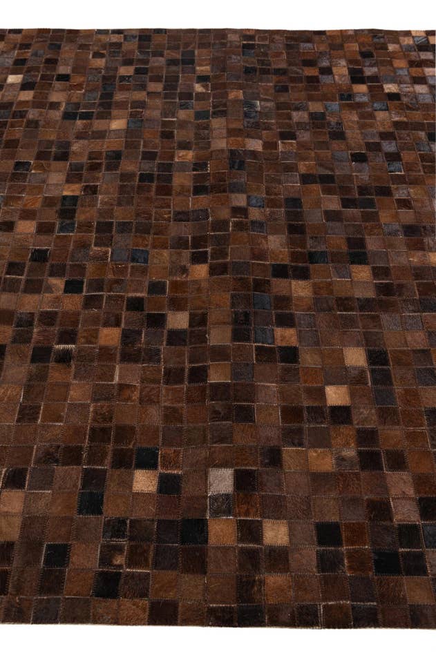 Detail image of 5' 1 x 8' Cowhide Stocks Rug