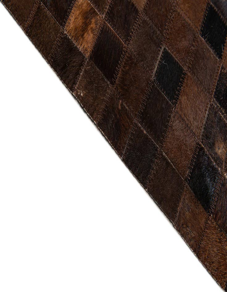 Detail image of 5' 1 x 8' Cowhide Stocks Rug